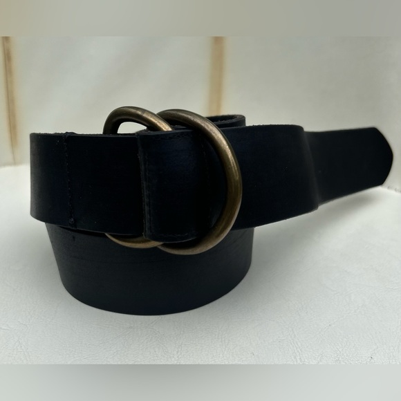VTG Banana Republic 💯 leather Belt, Sz S - Picture 1 of 7